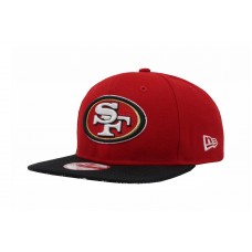 NEW ERA 950 NFL San Francisco 49ers Red Embroidered Adjustable Snapback Hombre Hat  eb-47252663
